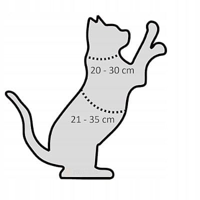 Adjustable Lightweight Harness with Cat Lanyard Nobby Cat Fish Harness + Leash Brand Nobby