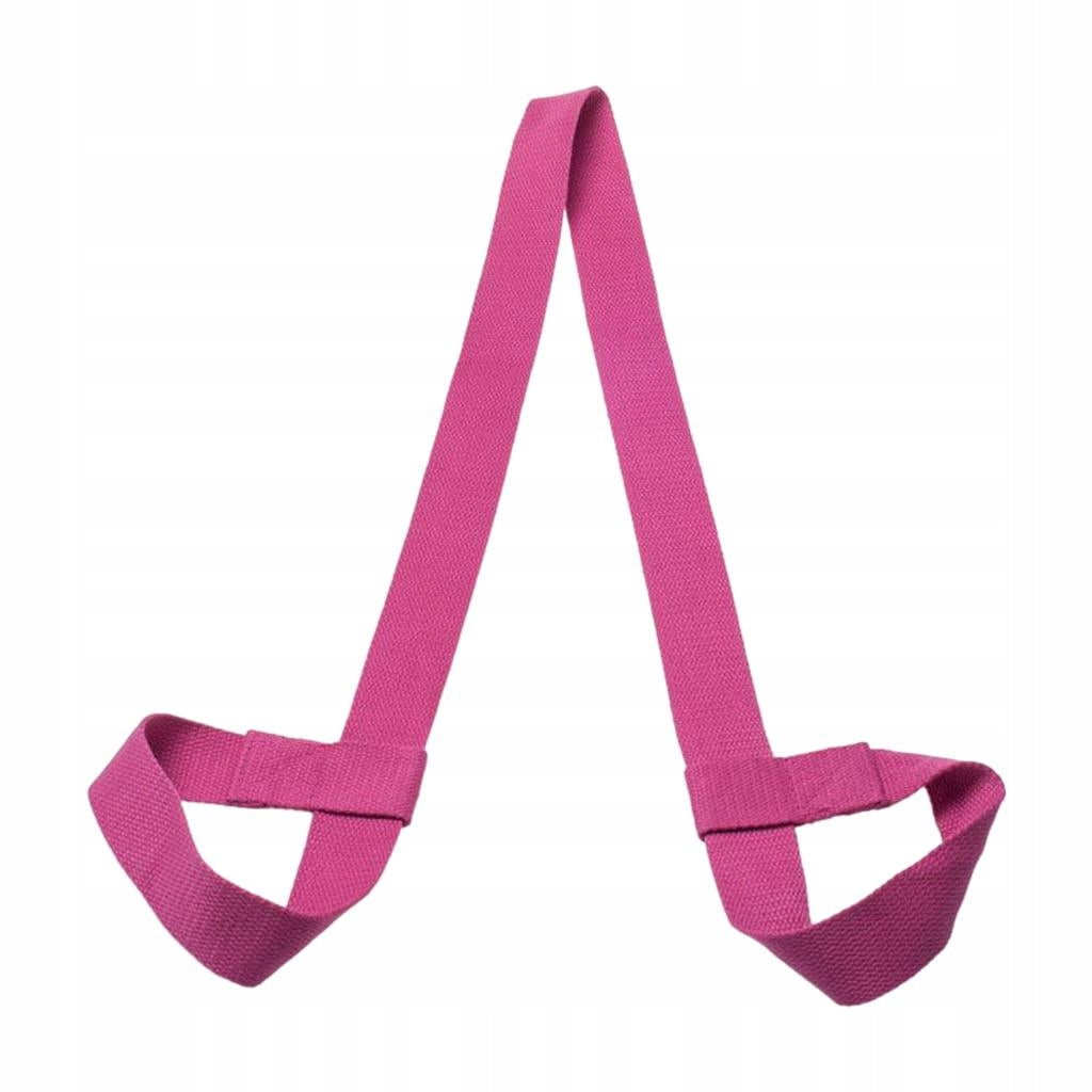 Adjustable Yoga Mat Carrying Strap Exercise Pilates Mat Carrier Fushia
