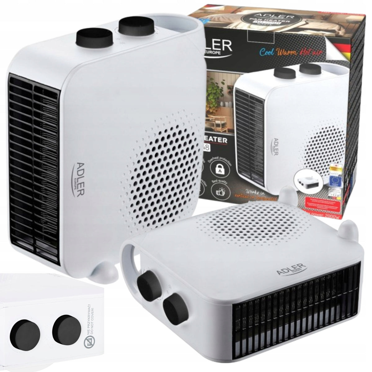 Adler ELECTRIC HEATER FOR WINTER 2000 W