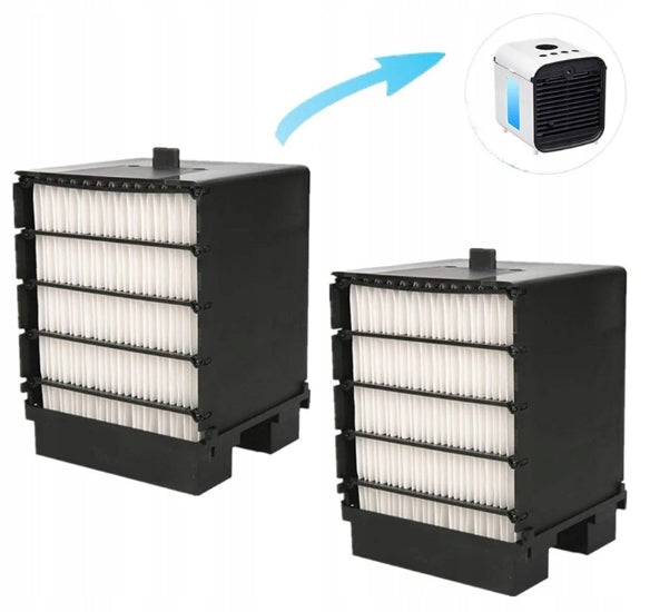 Air Cooler Filter For Air Conditioner 2 Pcs Removable Paper Climate