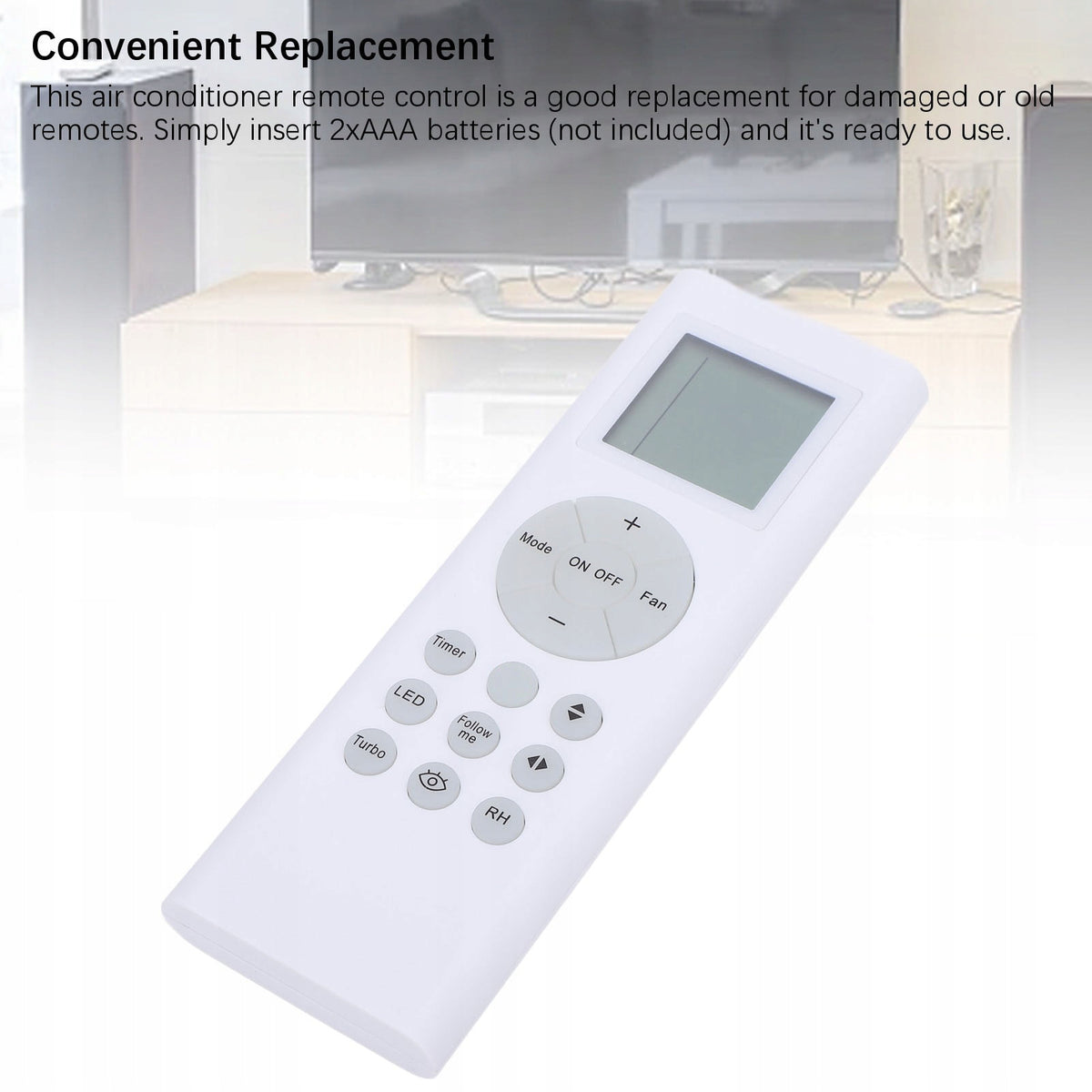 Air conditioner remote control, AC replacement remote control for RG66B8(2H) BGEF