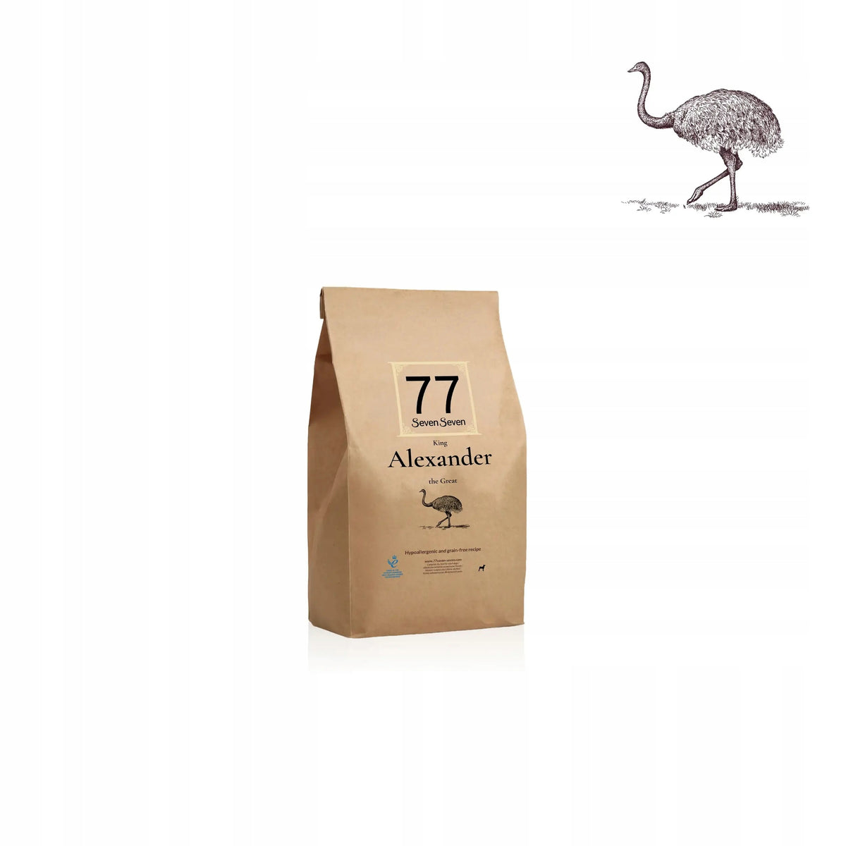Alexander 40g sample with ostrich 77 Seven Seven