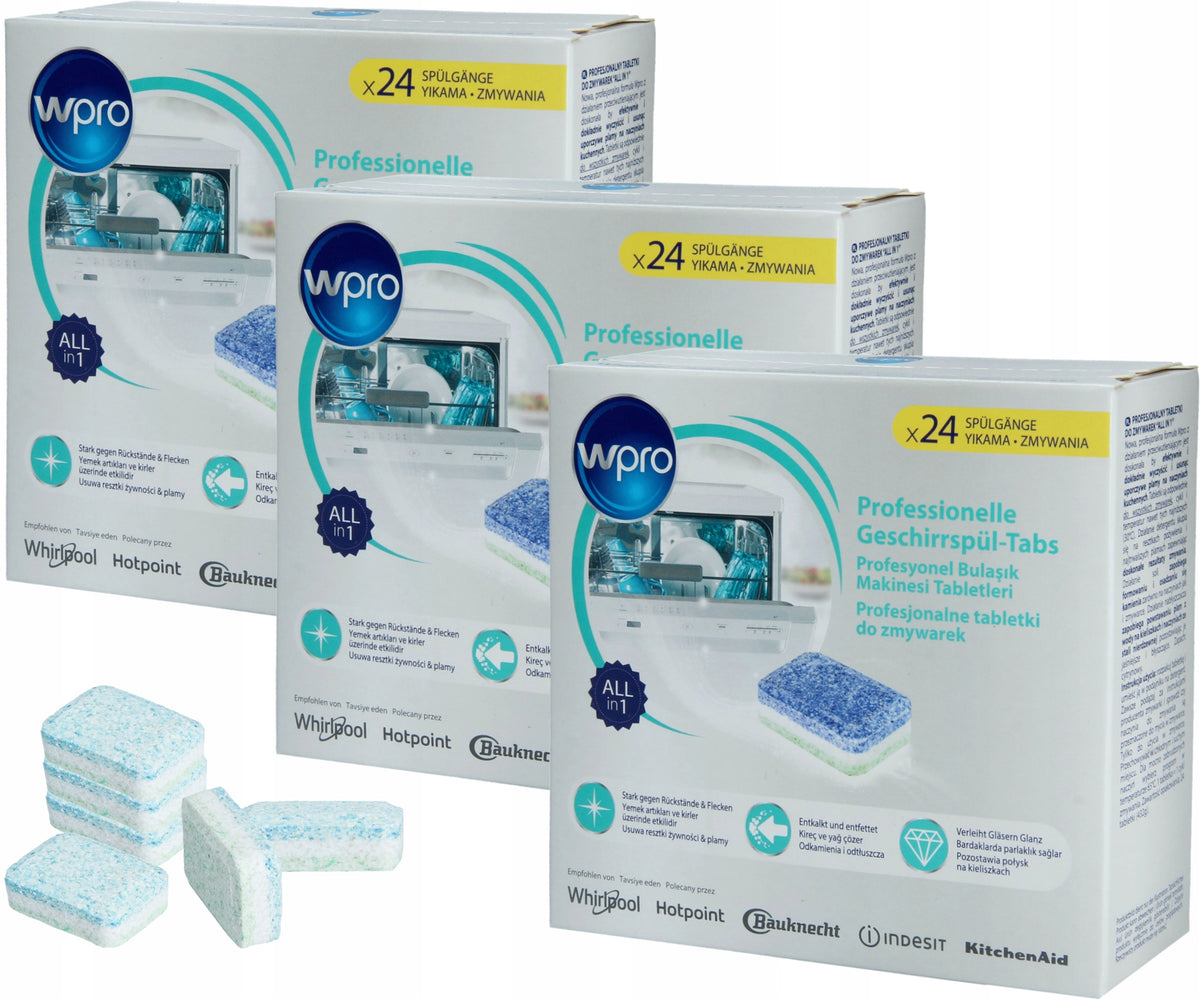 All in 1 72pcs Dishwasher Safe Tablets