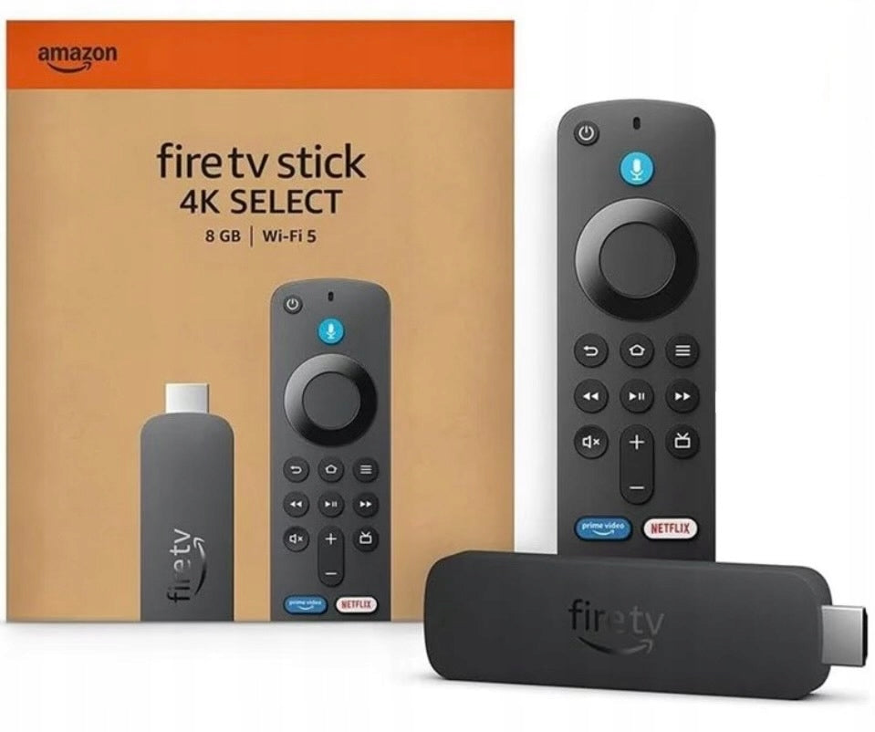 Amazon Fire TV Stick 4K 2025 Select BT NETFLIX HBO Media Player