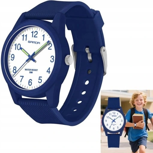 Analog Watch for Children in 4+ Years Waterproof