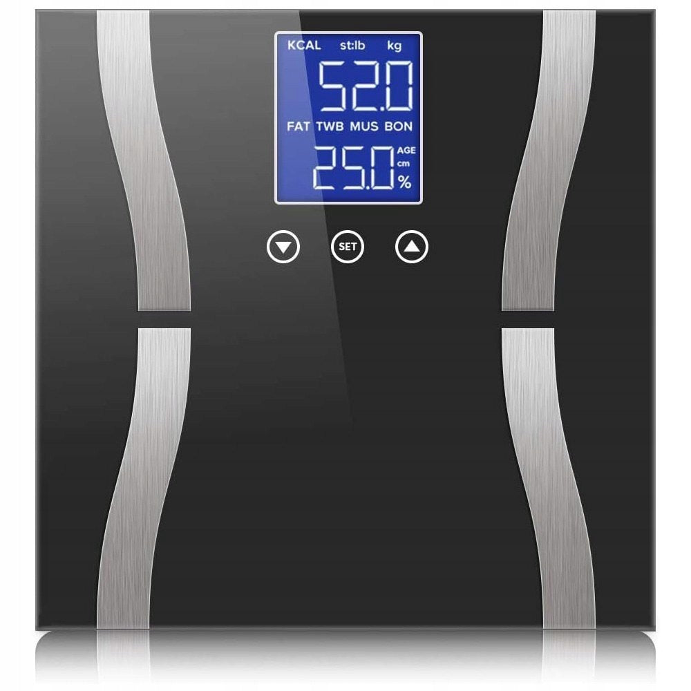 Analytical Bathroom Scale 180kg Glass LCD