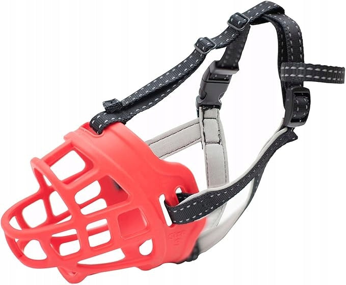 Anti-bite muzzle for dogs, silicone basket