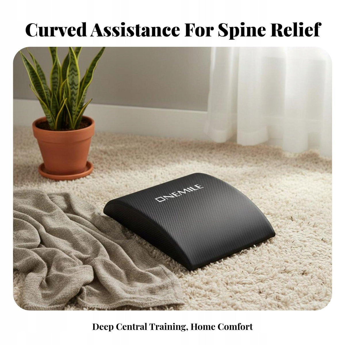 Arched Sit up mat Tailbone Protection central support Isolates with Cushion Packaging status original