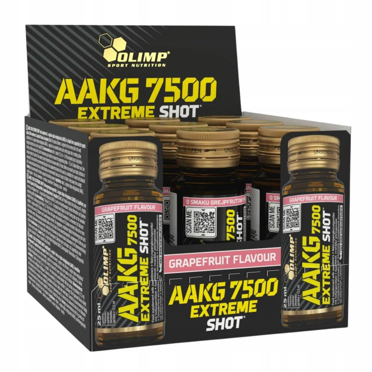Arginine OLIMP AAKG 7500 Shot 9x25ml Grapefruit Muscle Pump Strength