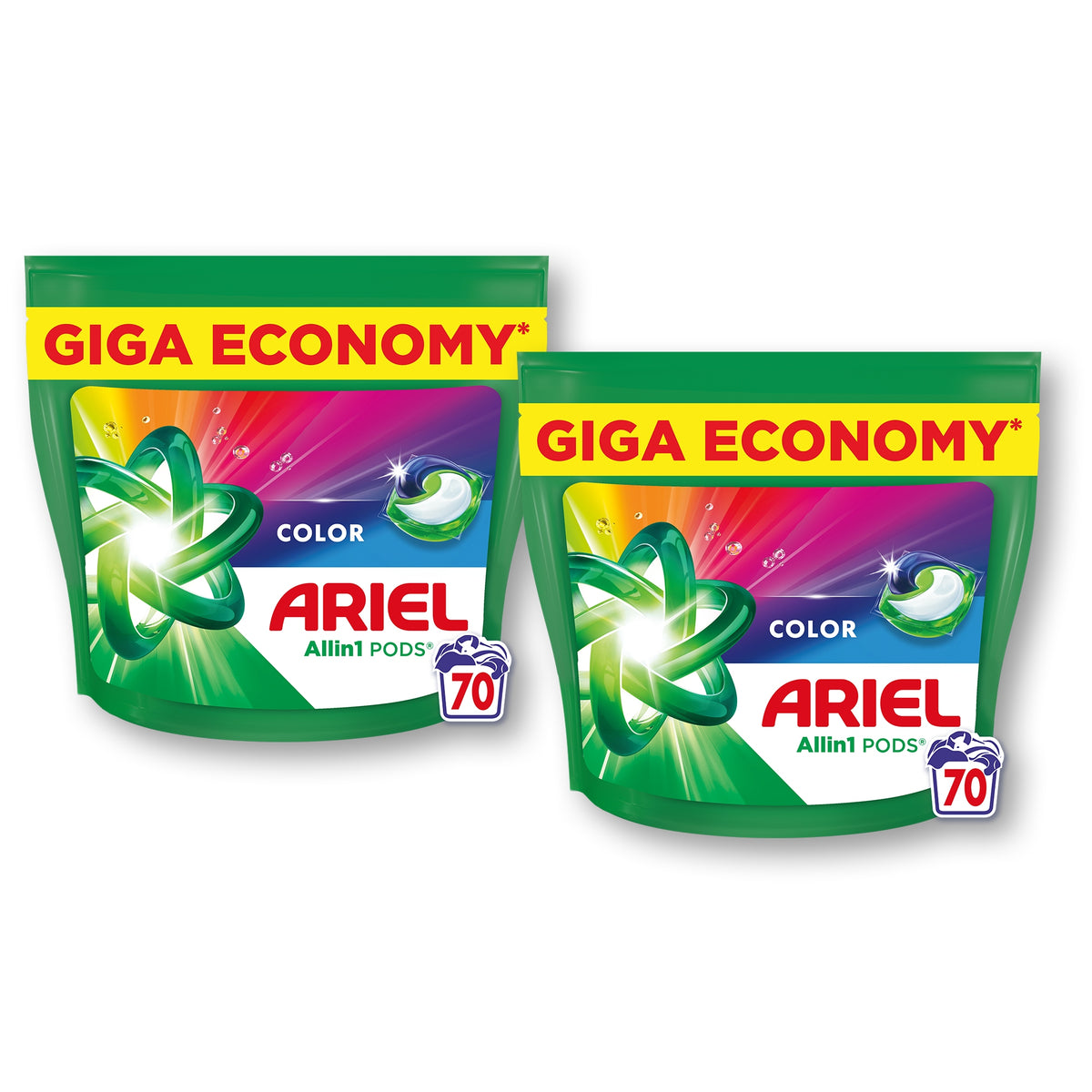 Ariel All-in-1 PODS Washing Capsules 2x70pcs