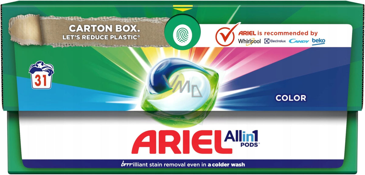 Ariel All-in-1 PODS Washing Liquid Capsules Colour, 31 Washes