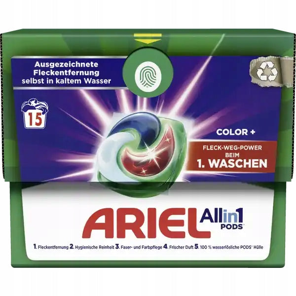Ariel Color capsules from Germany