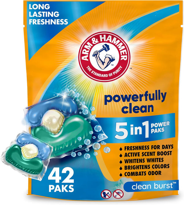 Arm&Hammer 5-in-1 Clean Burst 42 pcs.