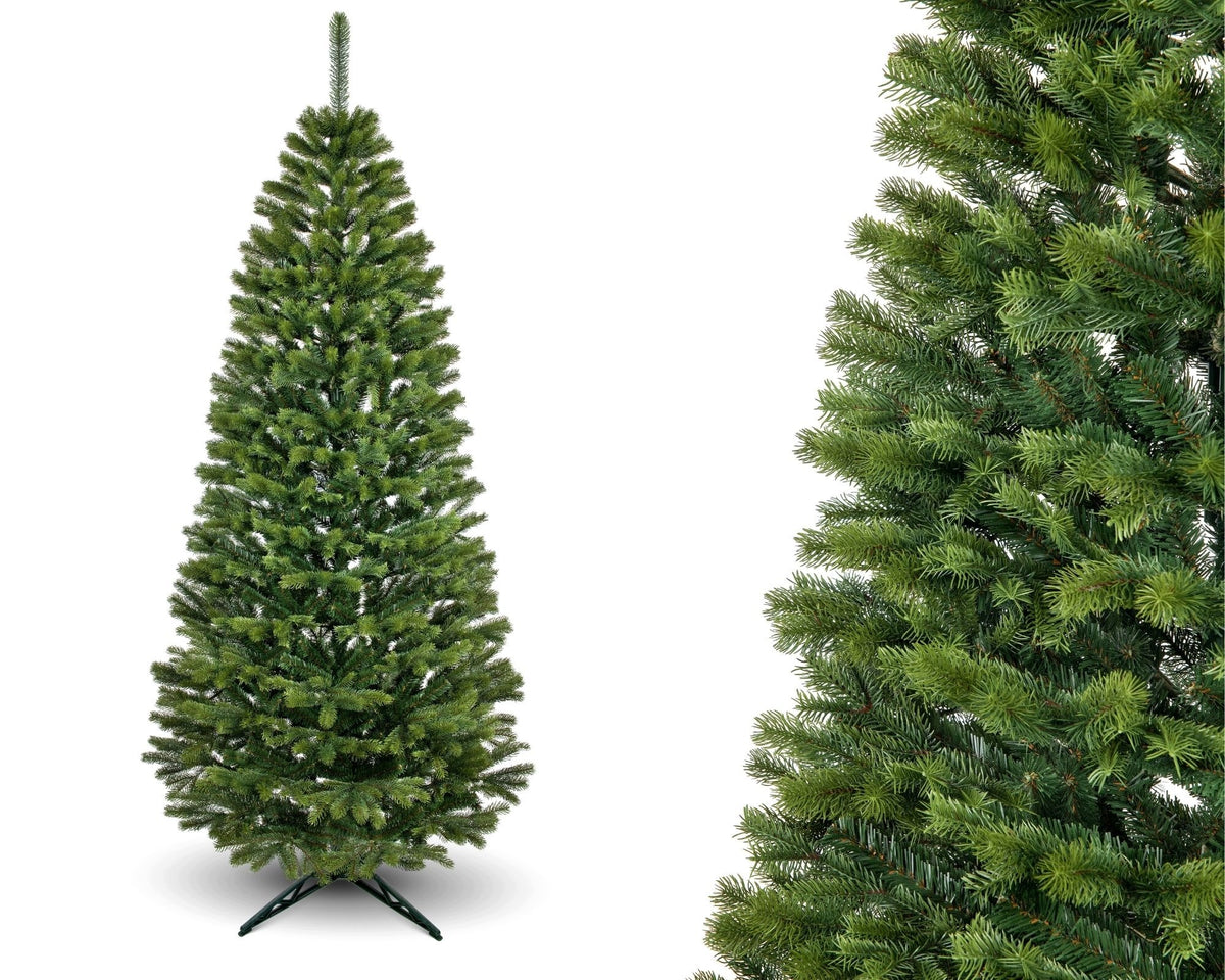 Artificial Christmas Tree Spruce PE Slim 250 cm Christmas Tree Narrow As Live
