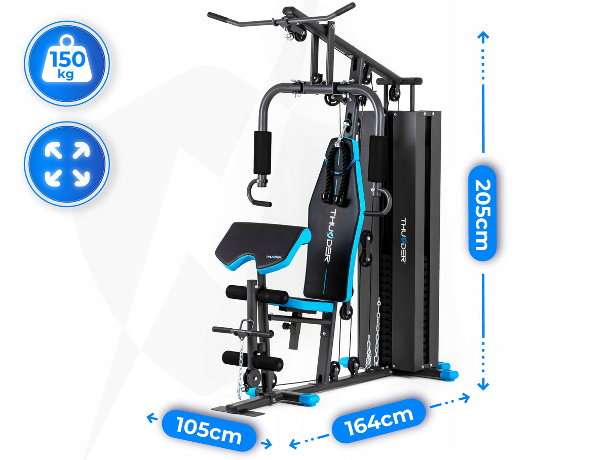 Atlas Multifunctional Home Exercise Leg Press Pull Prayer Book Stack Packaging status original