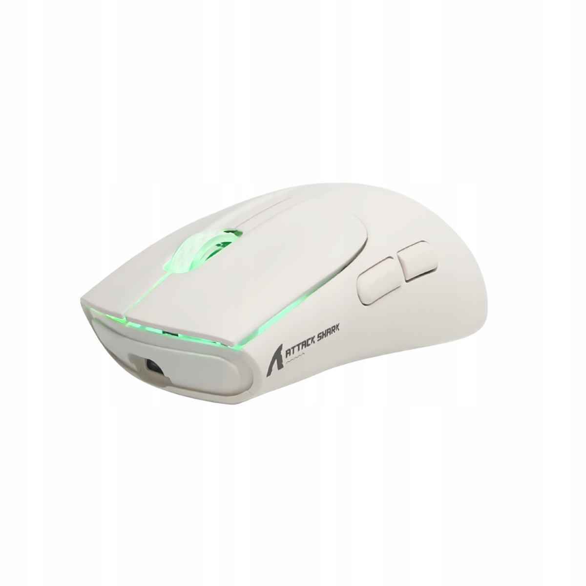 Attack Shark gaming mouse RGB 2.4GHz, USB-C RGB, optical. White