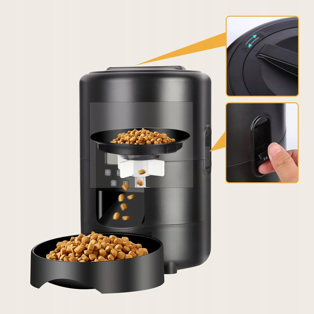 Automatic Dispenser Bowl Rabbit Cat Food Feeder 2L USB Packaging status original