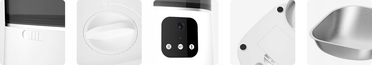 Automatic Feeder Food Dispenser with Tuya Smart Home WiFi Camera Packaging status original