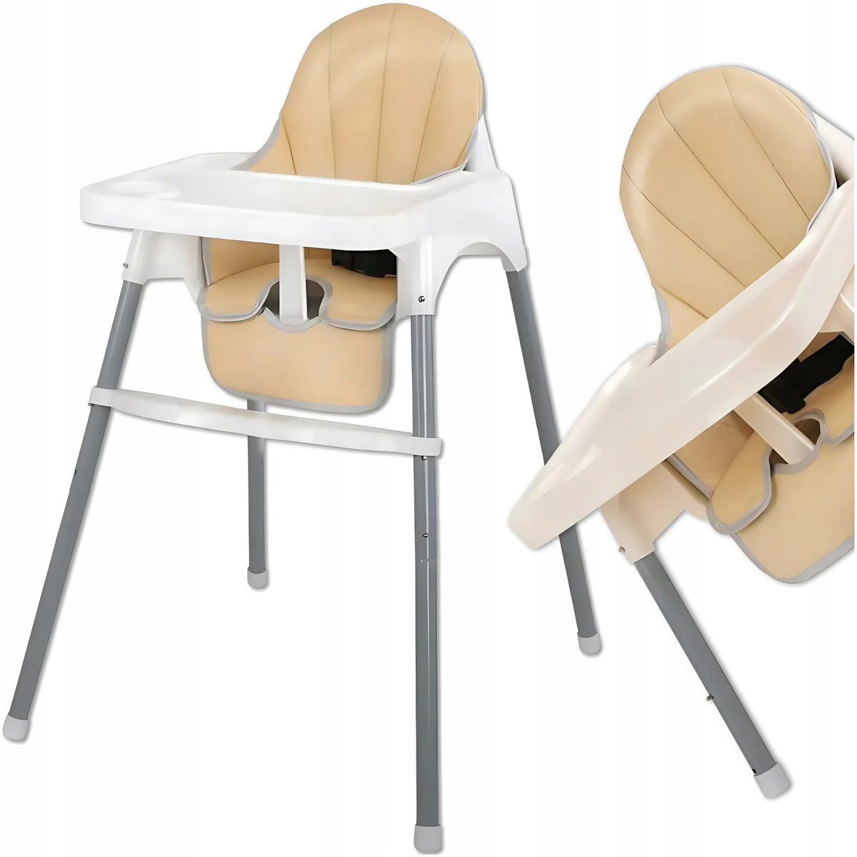 BABY FEEDING CHAIR 2-in-1 CHAIR with Tray + Straps + Footrest Brand no brand