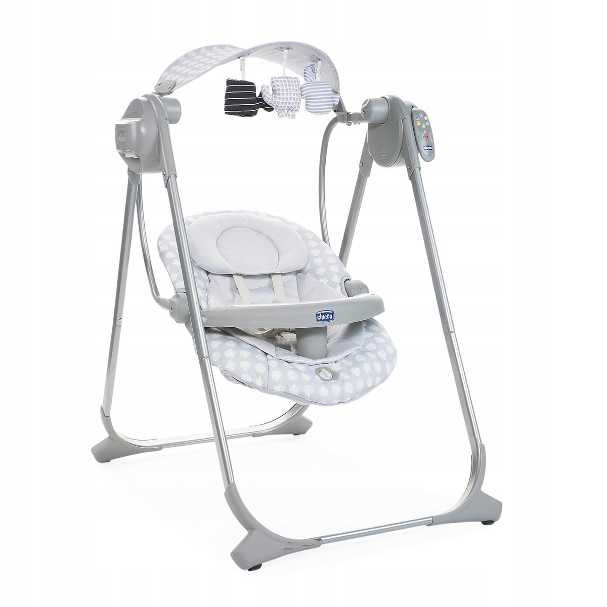 BABY SWING LOUNGER WITH AUTOMATIC ROCKING GREY CHICCO Brand Chicco