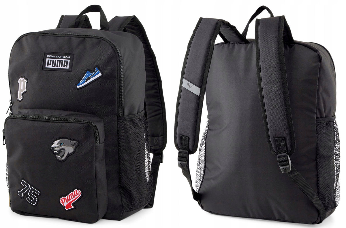 BACKPACK PUMA WATERPROOF SCHOOL SPORTS HIKING FOR TRIPS BLACK 25