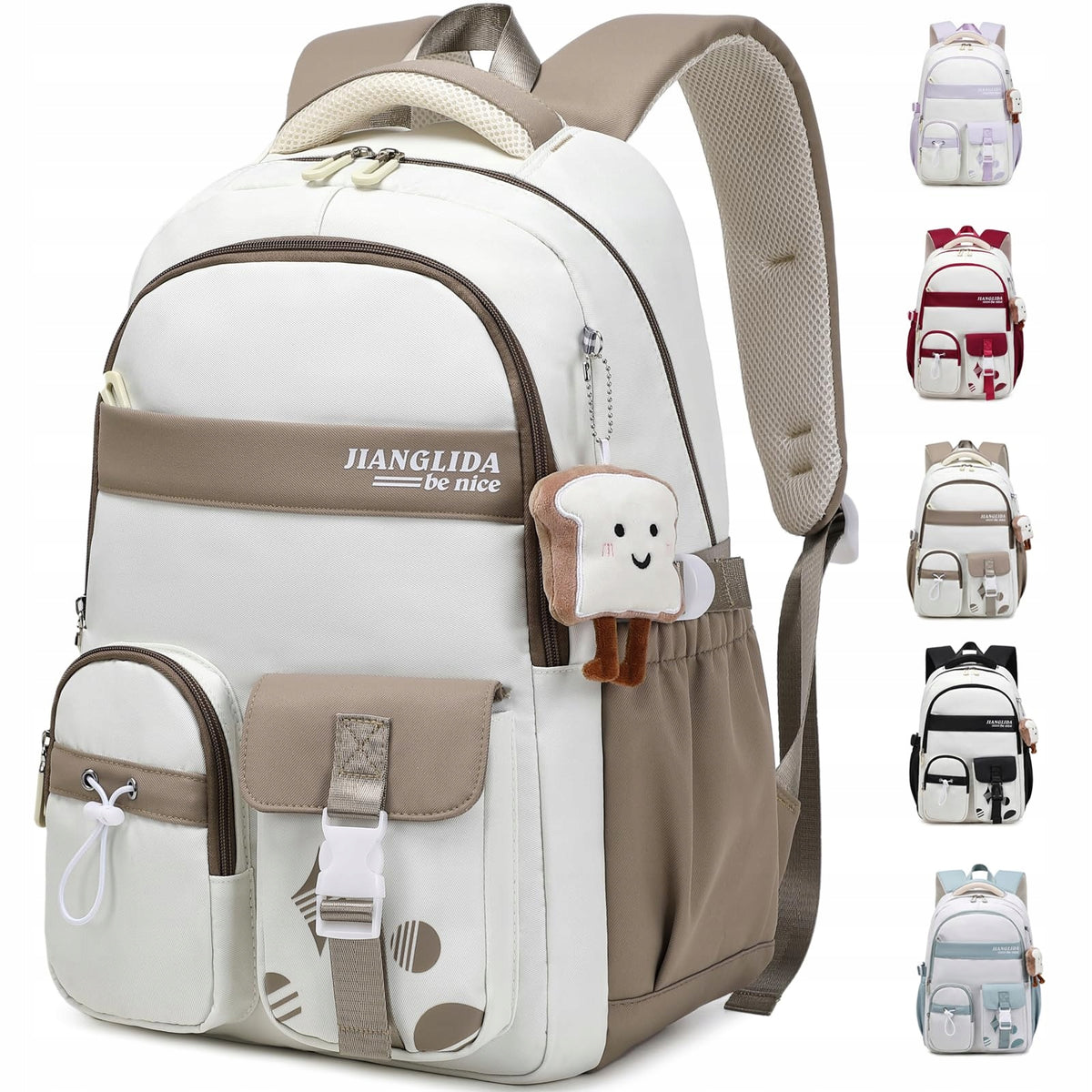 BACKPACK SCHOOL SATCHEL FOR GIRLS TEENAGER WATERPROOF LIGHT