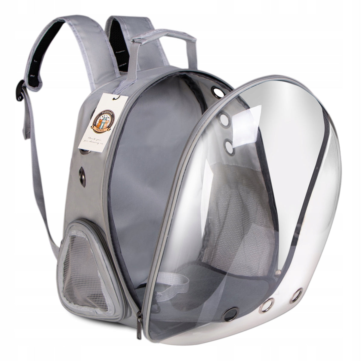 BACKPACK TRANSPORTER FOR DOG CAT WITH ADDITIONAL POCKET