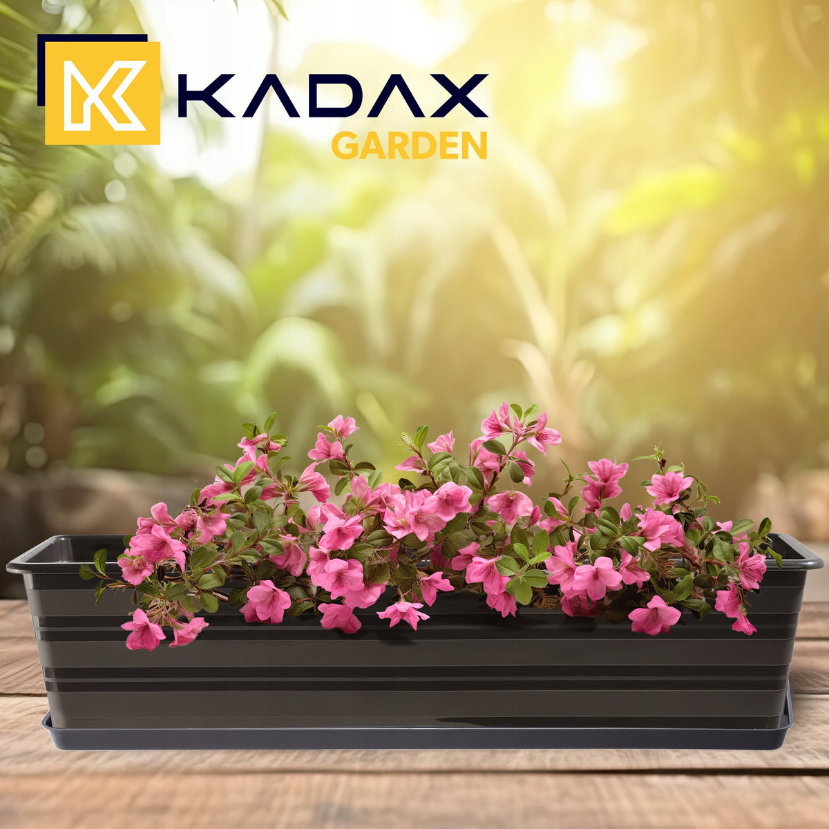 BALCONY BOX 59cm FLOWER POT BASE BALCONY FLOWERBED Packaging status original