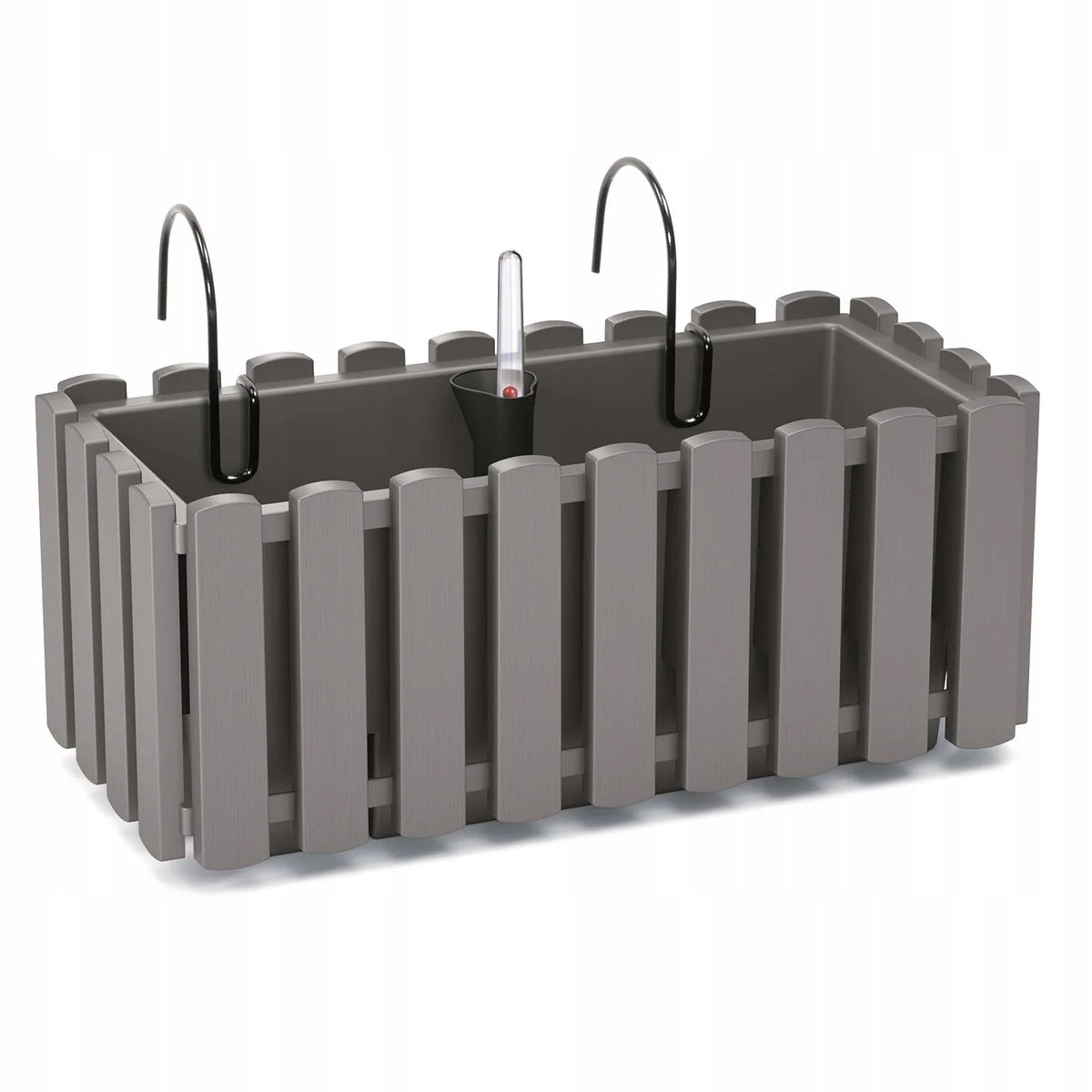 BALCONY BOX Prosperplast Boardee Fencycase Grey 7 L 38 cm