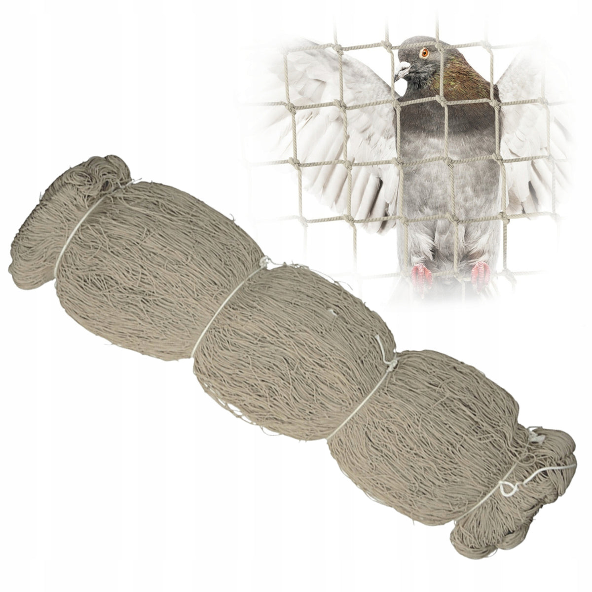 BALCONY NET IN ROLL FOR BIRDS PIGEONS 50X50mm AGAINST PIGEONS 6x3m