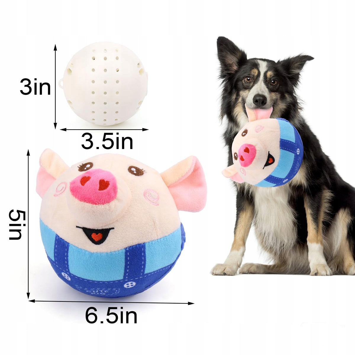 BALL TOY DURABLE INTERACTIVE CAT DOG USB ELECTRIC VIBRATION Packaging status original