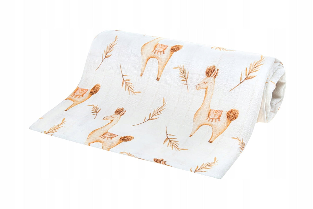 BAMBOO DIAPER 120X120 ALPACA BOCIOLAND