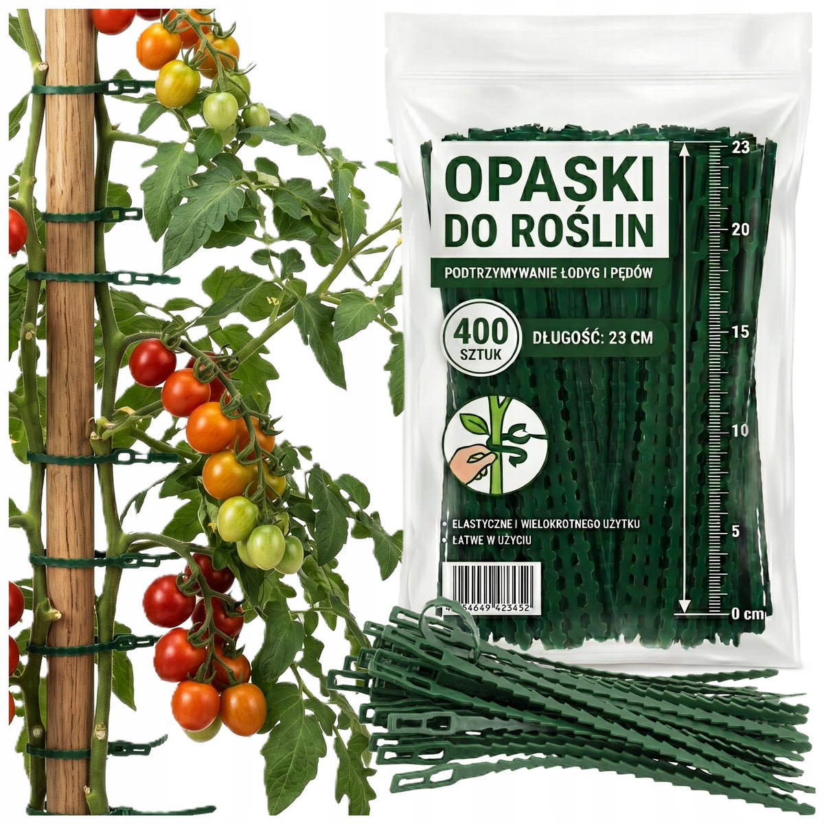 BANDS CLASPS CLIPS GARDEN TRITITES TOMATO PLANT LIGAMENTS 400PCS