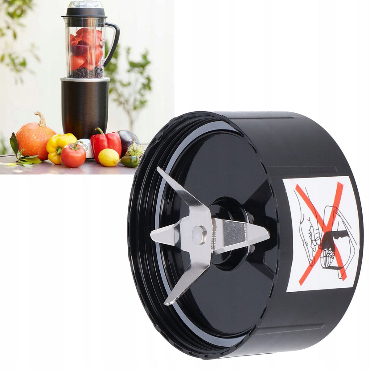 BASE WITH FLAT BLADES FOR MAGIC BULLET