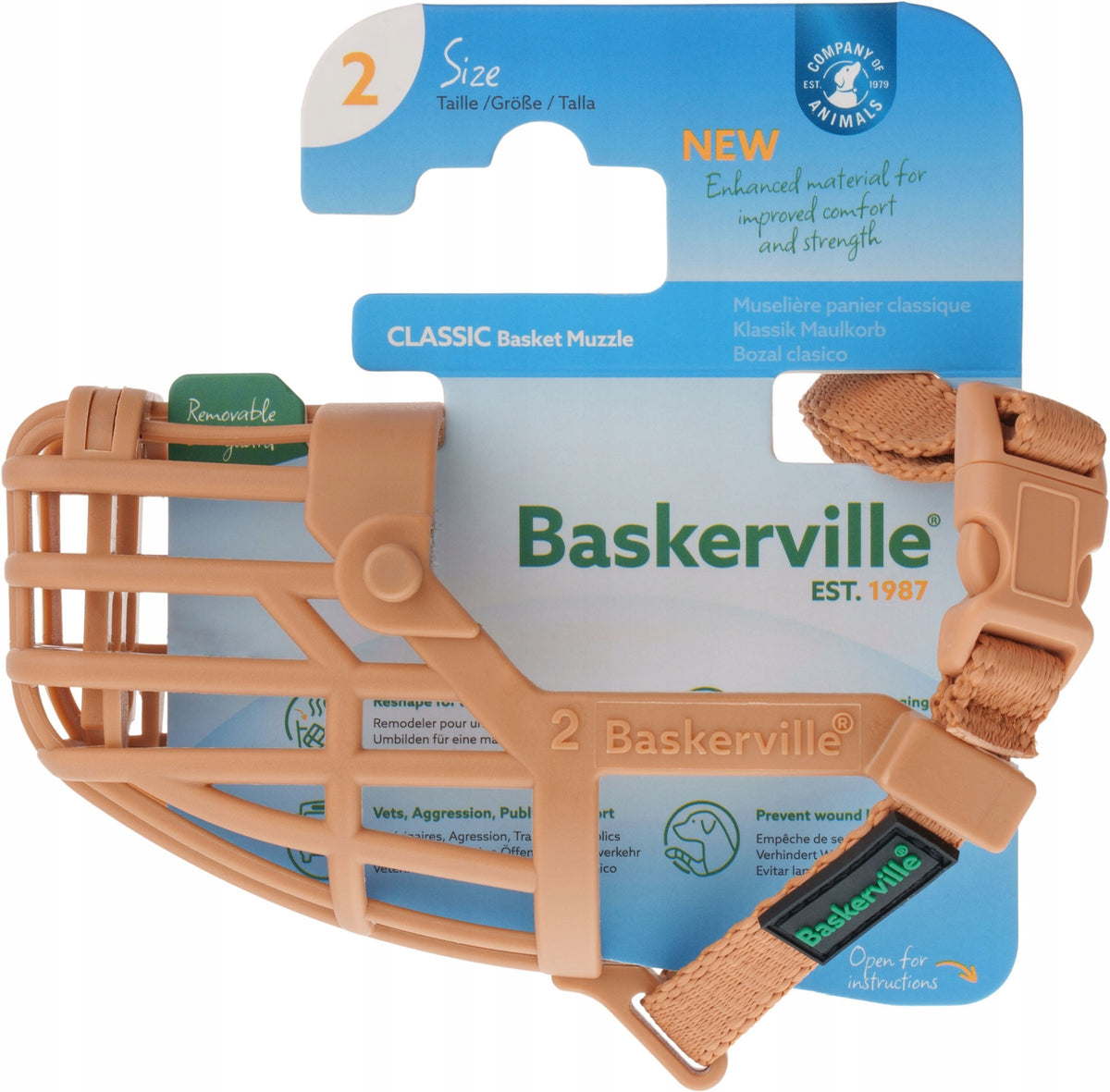 BASKERVILLE Classic beige Size 2 - 4 cm