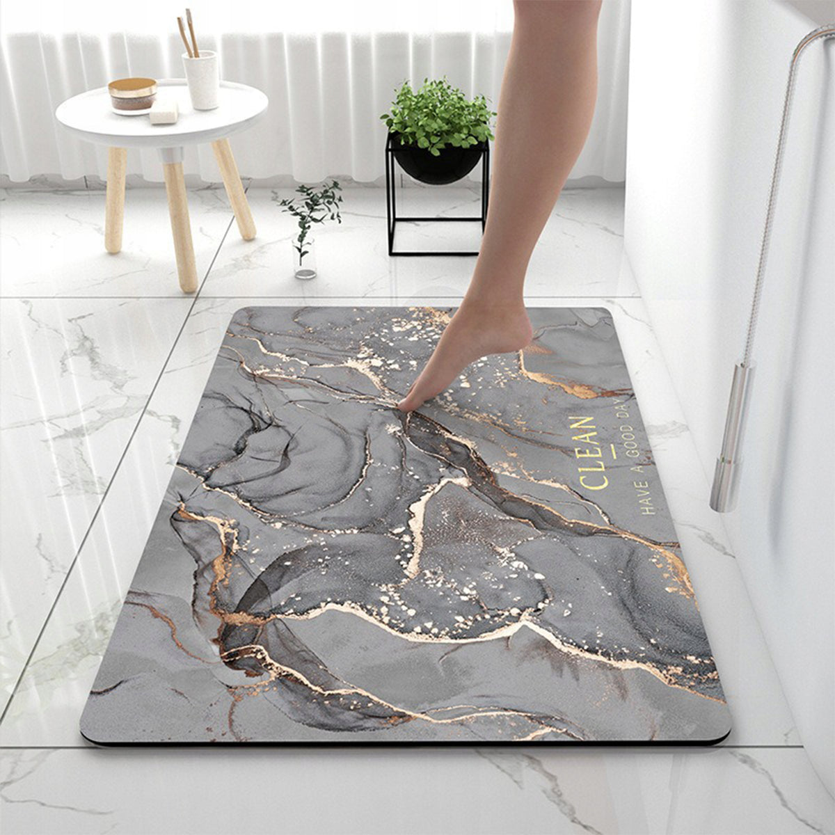 BATHROOM MAT LARGE 50x80 WATERPROOF QUICK-DRYING WALKWAY RUG Manufacturer code PIRYT