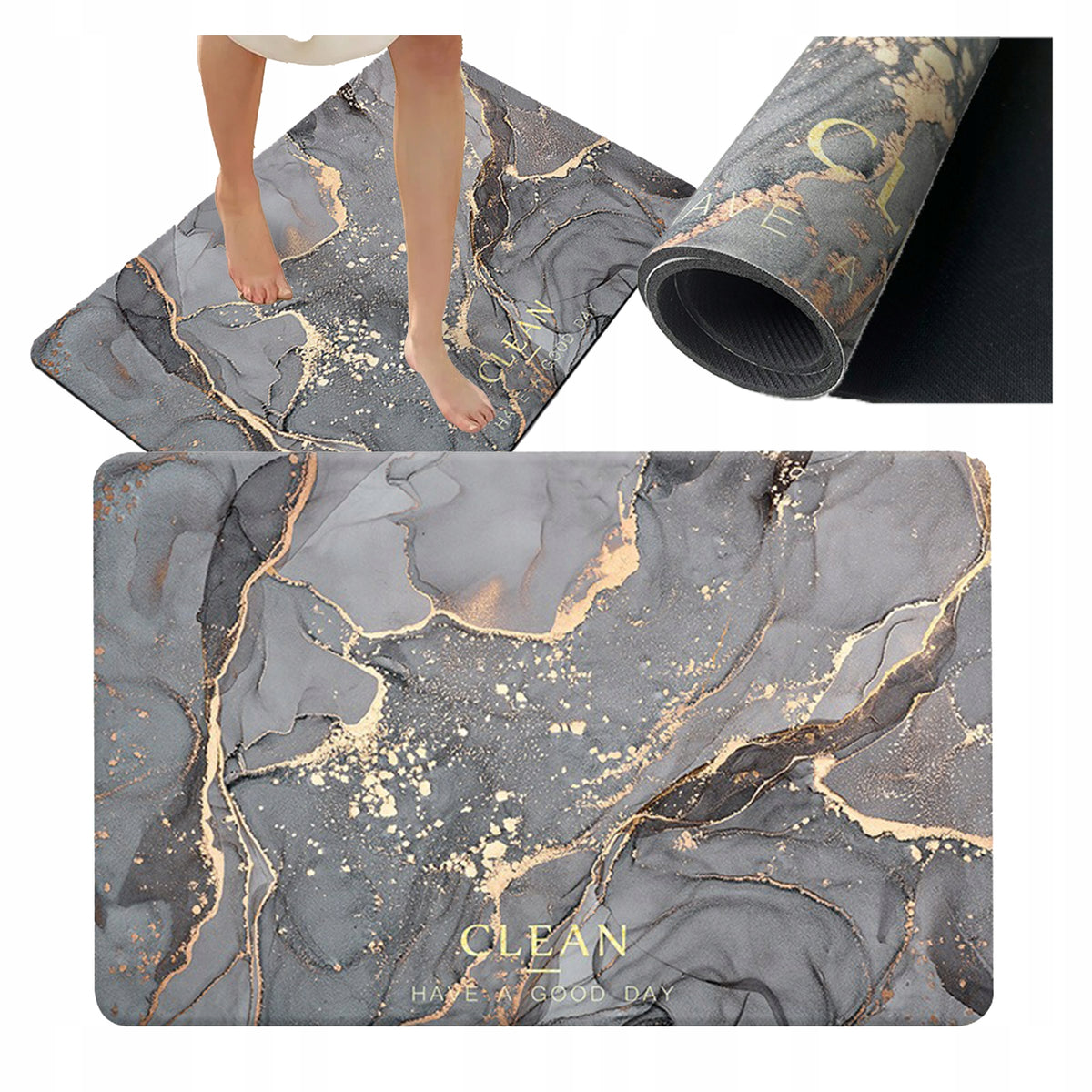 BATHROOM MAT LARGE 50x80 WATERPROOF QUICK-DRYING WALKWAY RUG