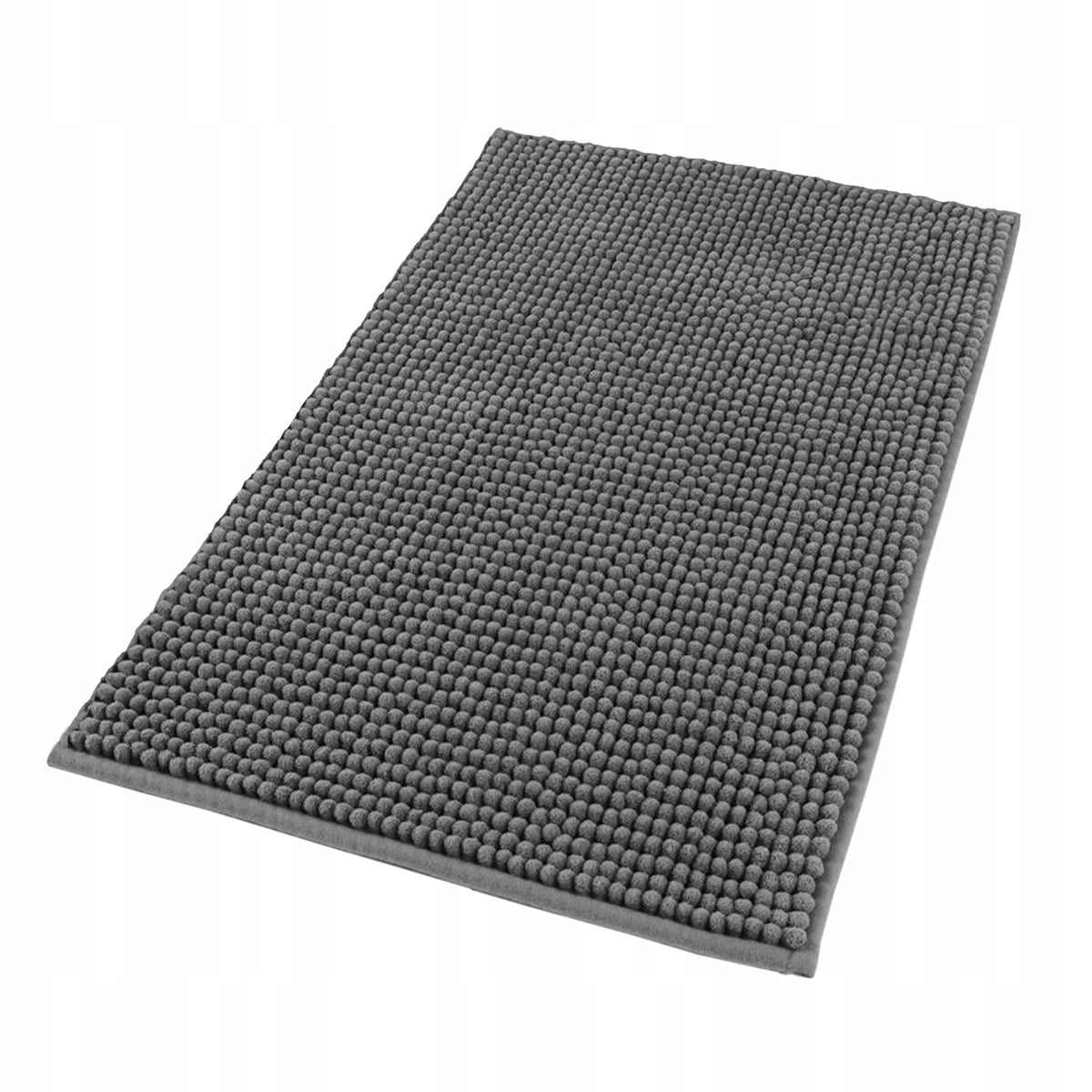 BATHROOM RUG 40x60 CM GREY NON-SLIP SOFT ABSORBENT SIDEWALK