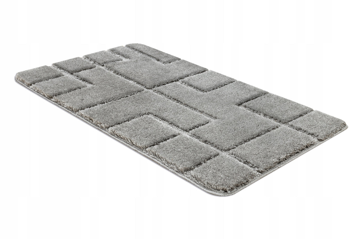 BATHROOM RUG 60x100 LINES grey NON-SLIP SOFT #KPL265 Manufacturer code KPL265
