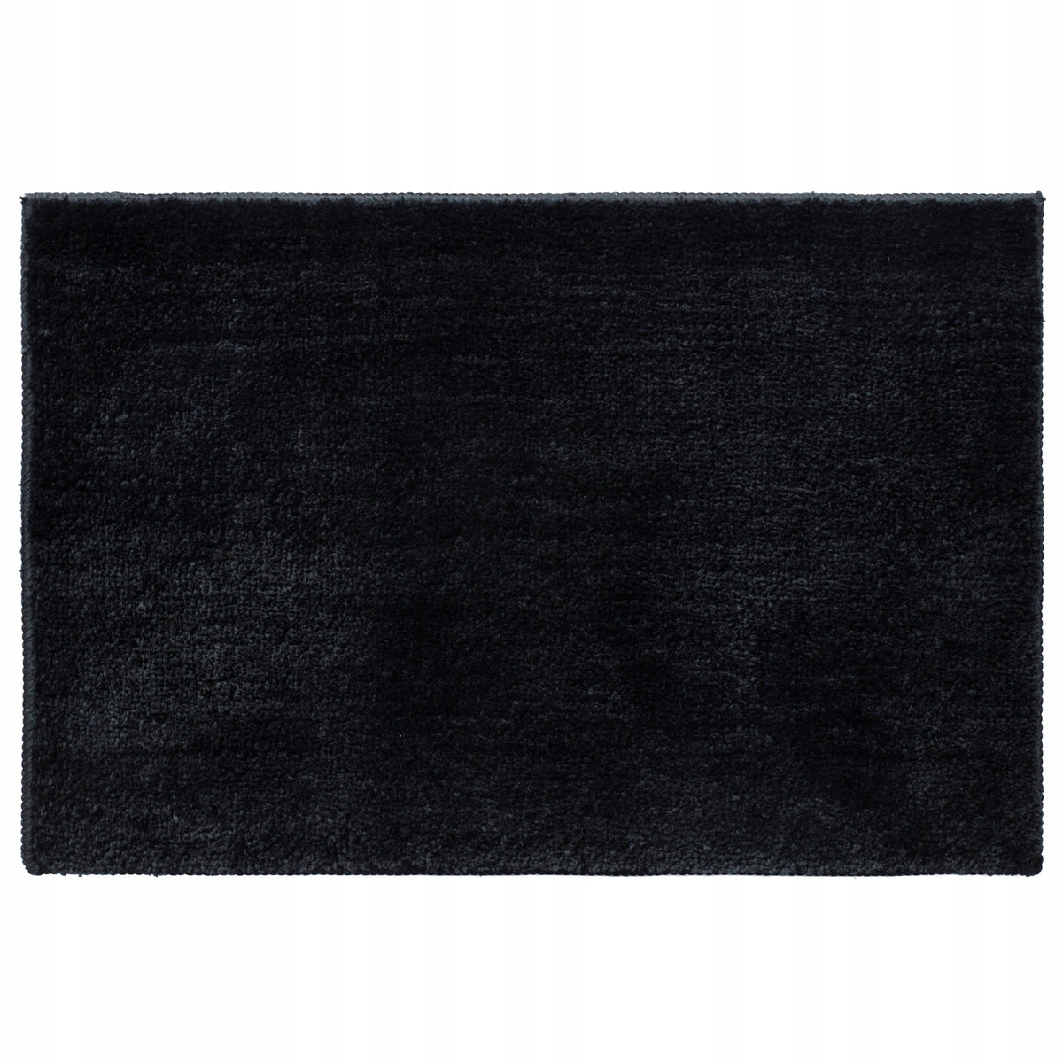 BATHROOM RUG ANTI-SLIP MICROFIBER 40x60 BLACK SOFT 1600 g/m2