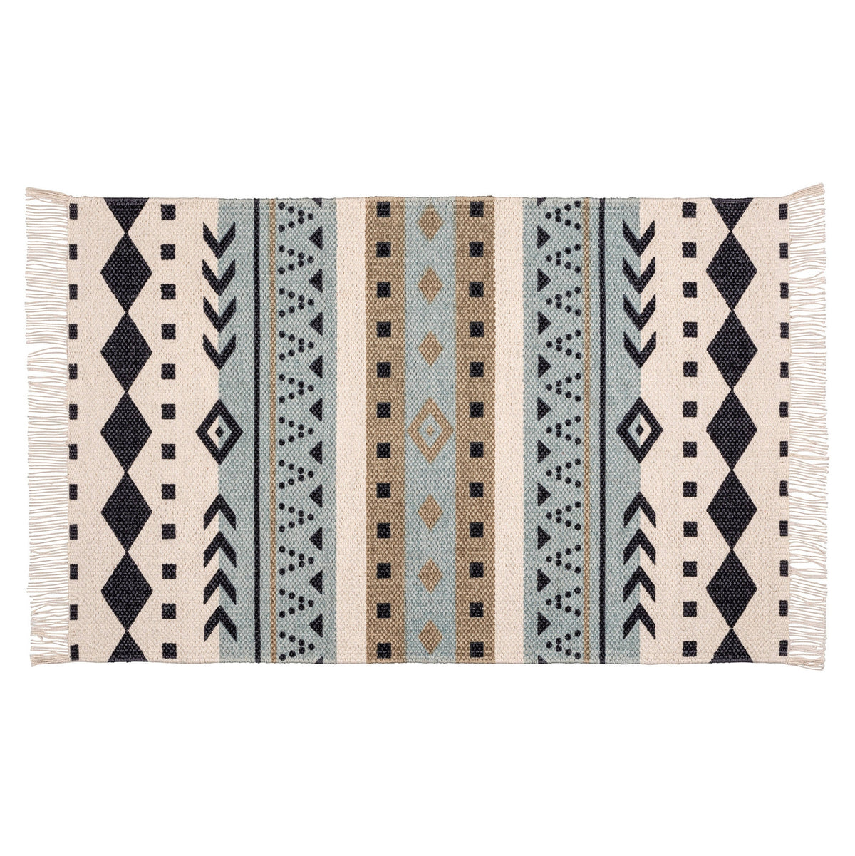 BATHROOM RUG COTTON 50 X 80 CM NON-SLIP LARGE-COLORED