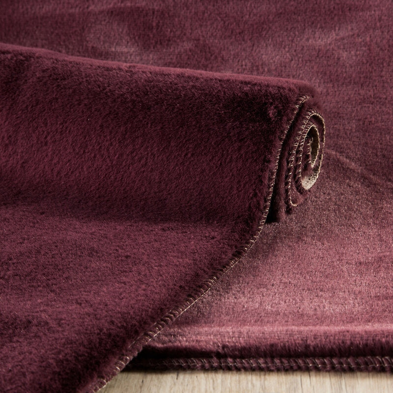 BATHROOM RUG MARCELO 60X90 BURGUNDY Length 90 cm