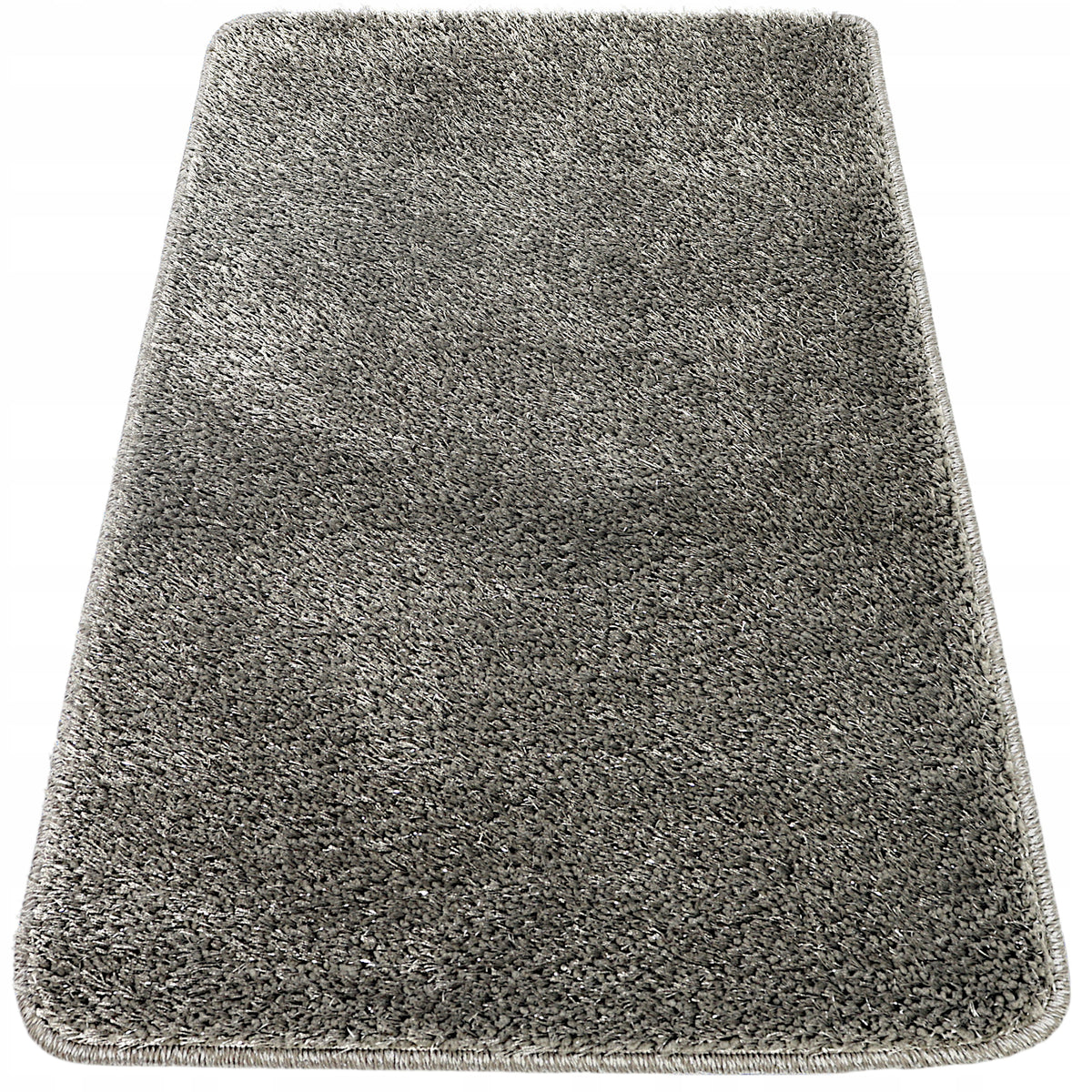 BATHROOM RUG NON-SLIP 60x100 GREY LARGE THICK SOFT GLOSSY
