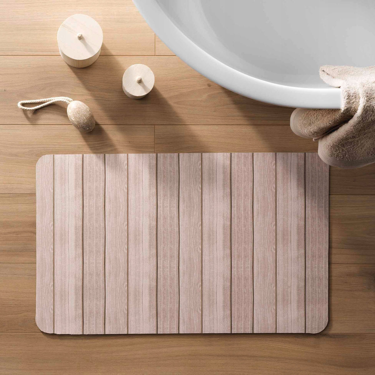 BATHROOM RUG NON SLIP BATHROOM MAT Packaging status original