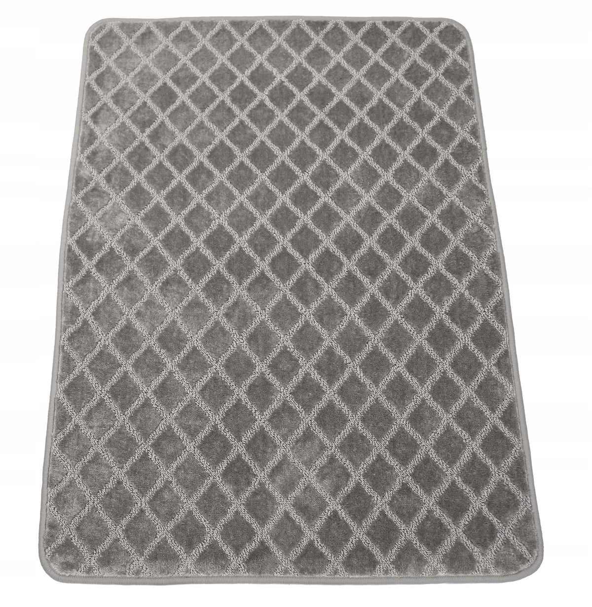 BATHROOM RUG NON-SLIP LARGE ELEGANT 3D GREY 80X120 cm Manufacturer code innaeeger323