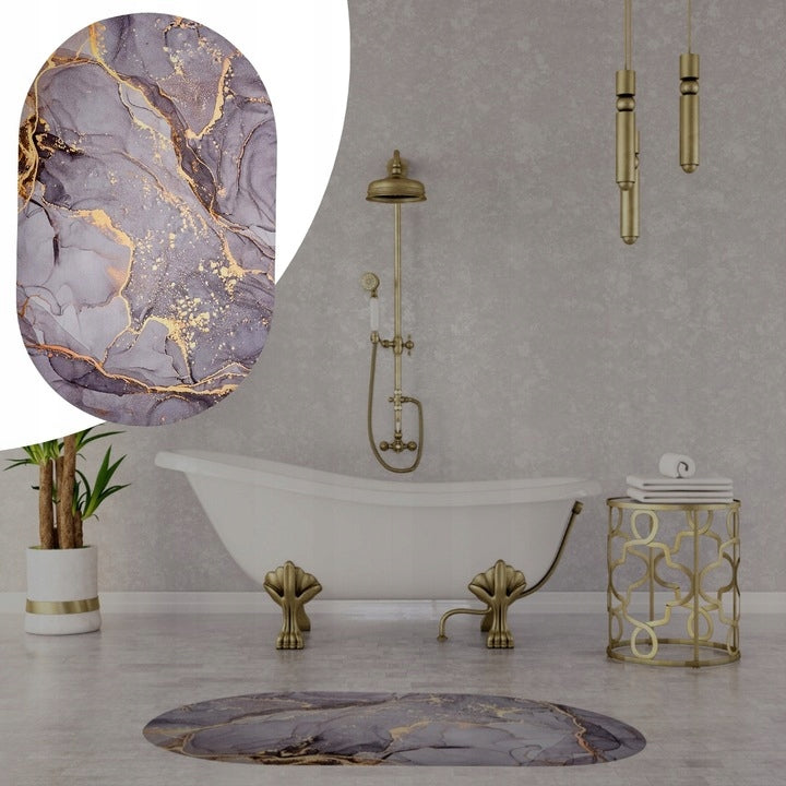 BATHROOM RUG QUICK DRYING ROUND 40x60 FOAM BATHROOM MAT Manufacturer code 40x60_kolor2