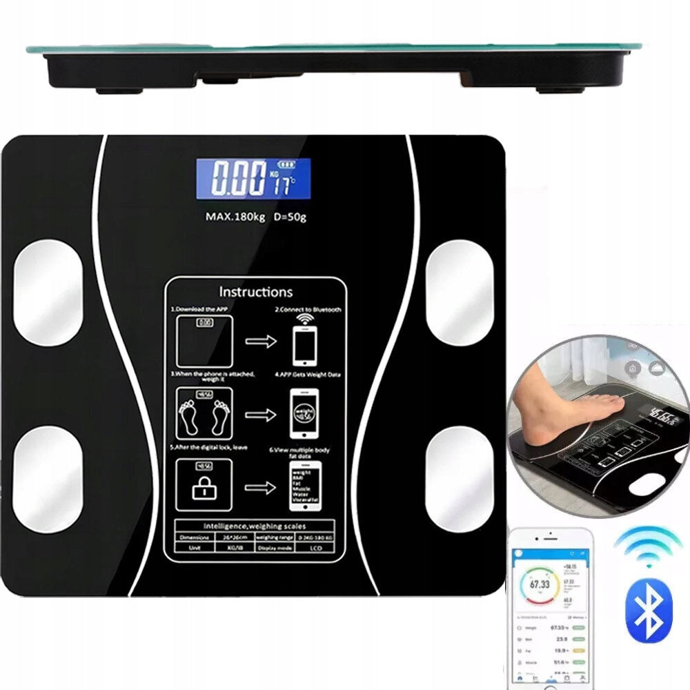 BATHROOM SCALE ANALYTICAL ELECTRONIC SMART+ APPLICATION AFTER BMI