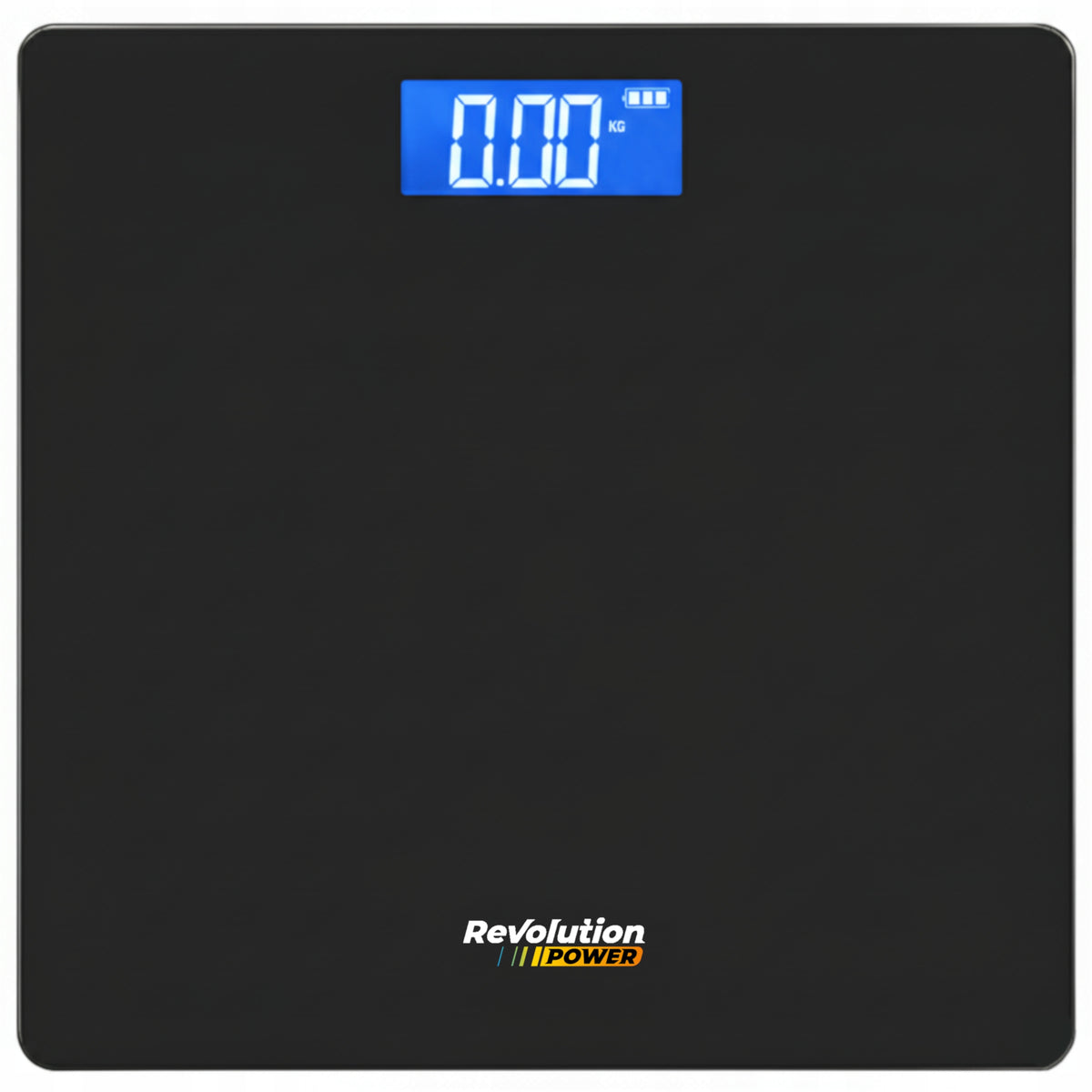 BATHROOM SCALE REVOLUTION 180KG GLASS LED SLIM DESIGN PRECISION