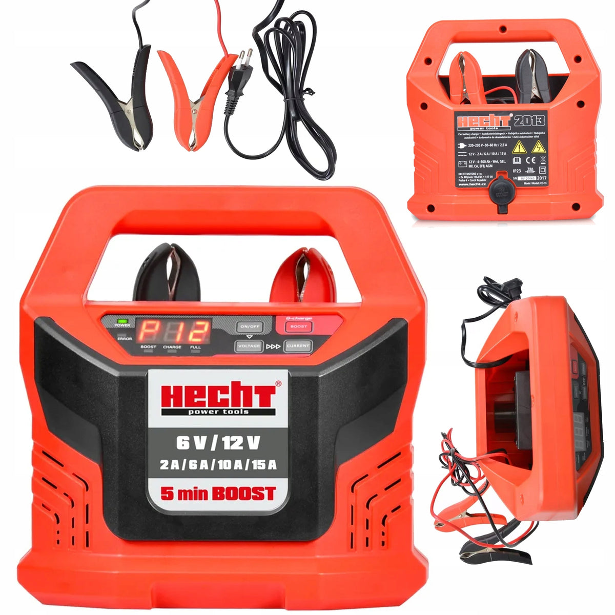 BATTERY CHARGER FOR BATTERIES 4300AH HECHT 2013