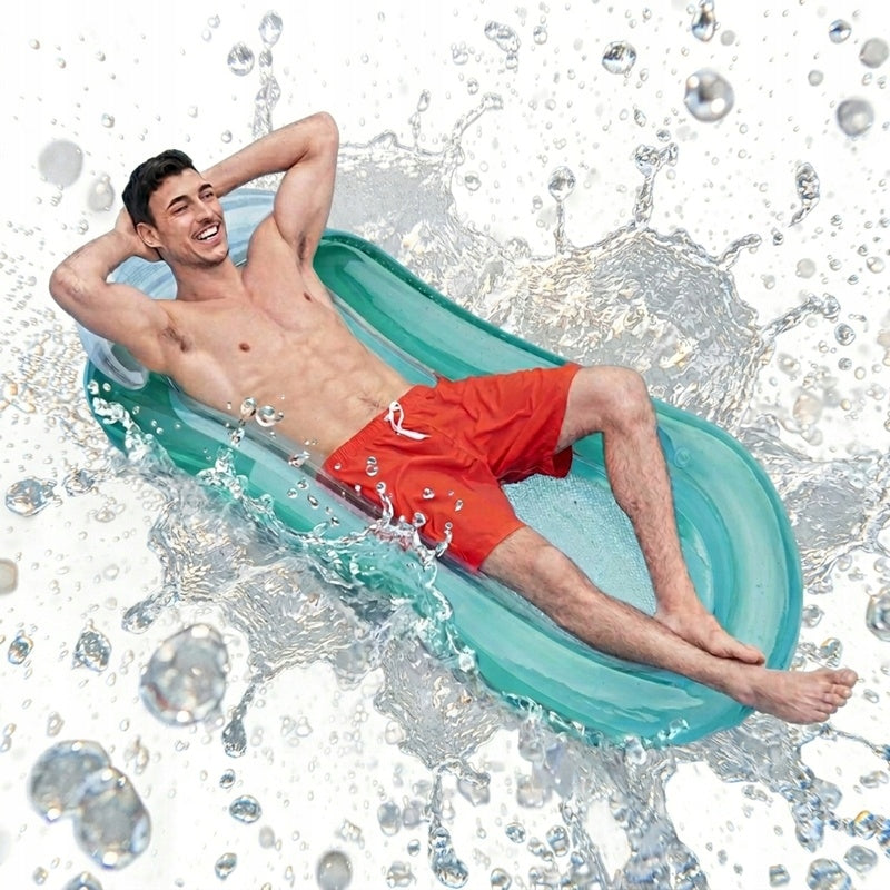 BEACH INFLATABLE MATTRESS FOR SWIMMING POOL BESTWAY BOTTOM MESH WITH BACKREST